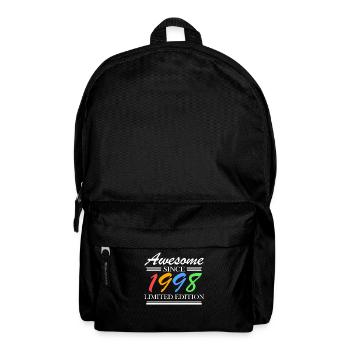 1998 - Jahrgang 1998 - Fantastisch seit 1998 - Rucksack - Schwarz - Vorne