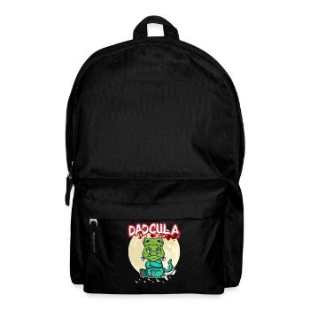 Dadcula Dracula Vampire Papa Drôle Fête d’Halloween - Sac à dos - noir - Devant