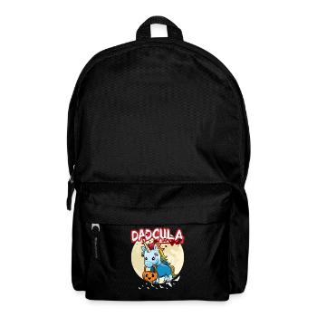 Dadcula Dracula Vampire Papa Drôle Fête d’Halloween - Sac à dos - noir - Devant