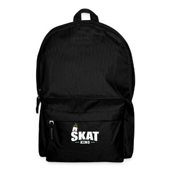Skat King Kartenspiel Reizen Spielkarten - Rucksack - Schwarz - Vorne