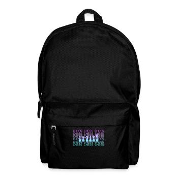 Schach - Rucksack - Schwarz - Vorne