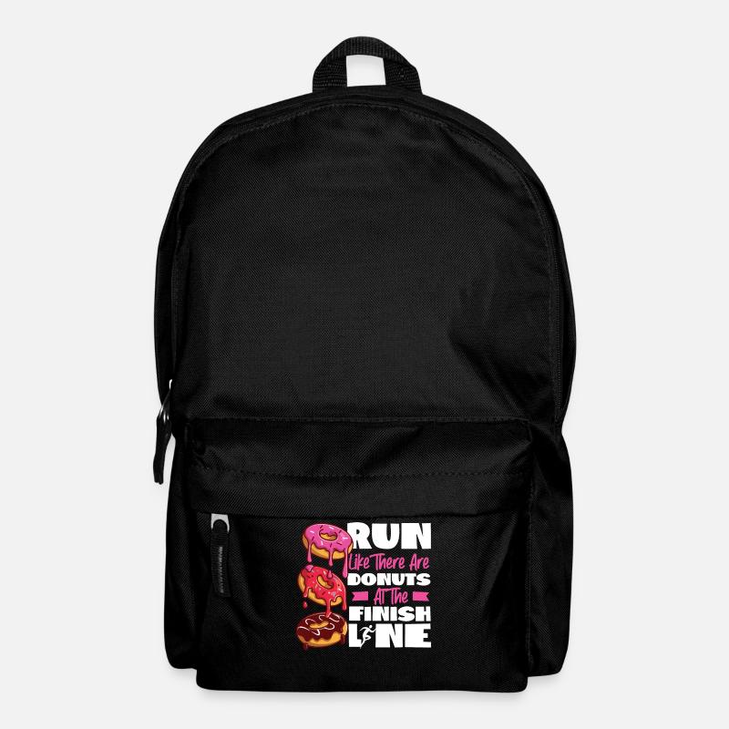 Running Runner Half Marathon Donut - Rucksack - Schwarz