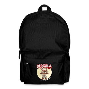 Dadcula Dracula Vampire Papa Drôle Fête d’Halloween - Sac à dos - noir - Devant