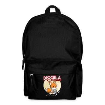 Dadcula Dracula Vampire Papa Drôle Fête d’Halloween - Sac à dos - noir - Devant