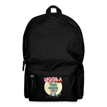 Dadcula Dracula Vampire Papa Drôle Fête d’Halloween - Sac à dos - noir - Devant
