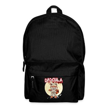 Dadcula Dracula Vampire Papa Drôle Fête d’Halloween - Sac à dos - noir - Devant