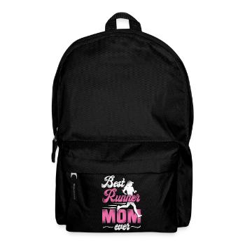 Running Runner Half Marathon Mom - Rucksack - Schwarz - Vorne