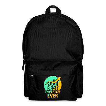 Bester Investor Aller Zeiten Investieren Anleger - Rucksack - Schwarz - Vorne