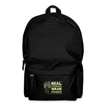 Scary halloween pumpkin witches zombie ghosts - Backpack - black - Front