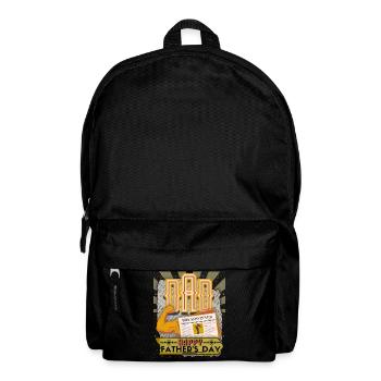 Papa, Fête des Pères, Vintage Bonne Fête des Pères - Sac à dos - noir - Devant