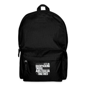 Partons ensemble en randonnée à travers l’Australie - Sac à dos - noir - Devant