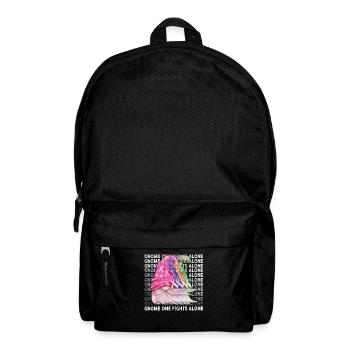 Gnome One se bat seul contre le cancer - Sac à dos - noir - Devant