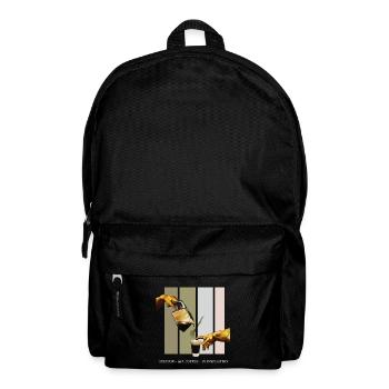 Coffee art: creativity and enjoyment in a mix - Backpack - black - Front