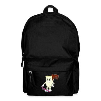 Kaffee Skater Skateboard - Rucksack - Schwarz - Vorne