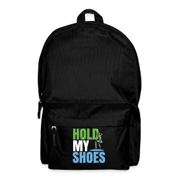 Halt meine Schuhe Trampolin Trampolin Trampolinspr - Rucksack - Schwarz - Vorne