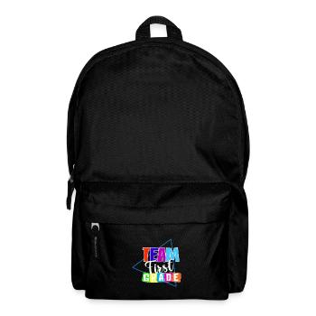 Team 1st Grade Teacher Schüler zurück in die Schule - Rucksack - Schwarz - Vorne