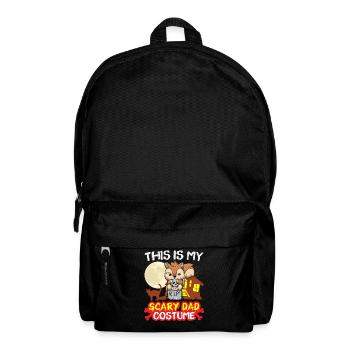 This Is My Scary Dad Costume Funny Halloween - Backpack - black - Front