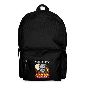 This Is My Scary Dad Costume Funny Halloween - Backpack - black - Front