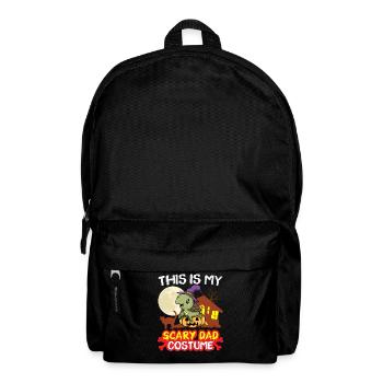 This Is My Scary Dad Costume Funny Halloween - Backpack - black - Front