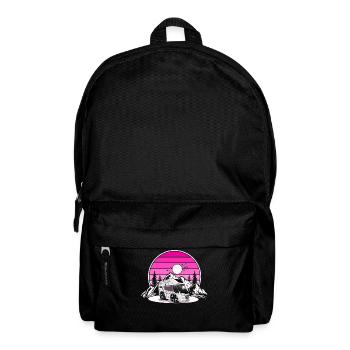Camping Camper Campen - Rucksack - Schwarz - Vorne