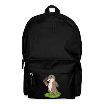 Otter Blume - Rucksack - Schwarz - Vorne