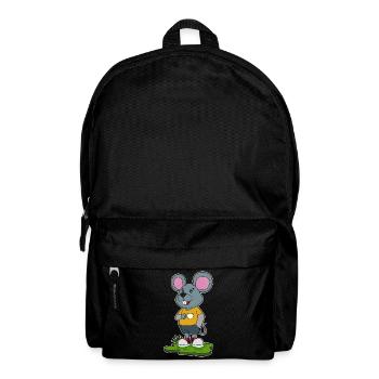 Tasse de souris - Sac à dos - noir - Devant