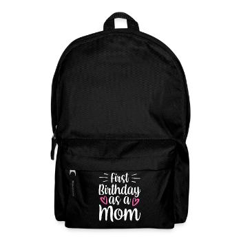 Erster Geburtstag Als Mutter Mama Party Mami - Rucksack - Schwarz - Vorne