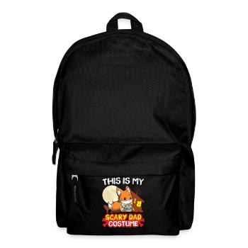This Is My Scary Dad Costume Funny Halloween - Backpack - black - Front
