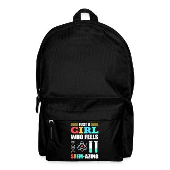 Just A Girl Who Feels Stem-Azing Steminist Science - Backpack - black - Front