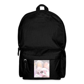 Angelcore Aesthetics Gothic Skull Goth - Backpack - black - Front