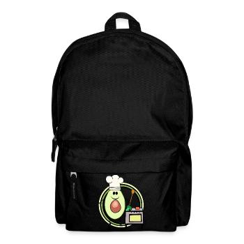 Avocado Cooking Hobby Chef Chef Chef's Hat Stove - Backpack - black - Front