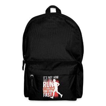 Running Runner Half Marathon - Rucksack - Schwarz - Vorne