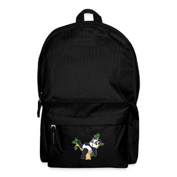 Panda Zweig - Rucksack - Schwarz - Vorne