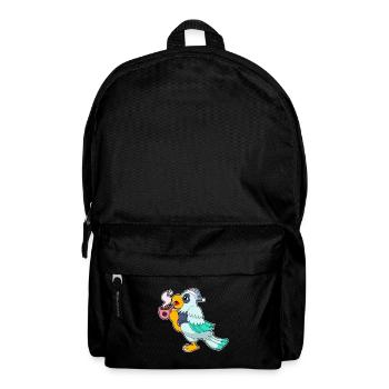 Papagei Tasse Kaffee - Rucksack - Schwarz - Vorne