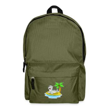 Seehund Insel - Rucksack - Olivgrün - Vorne