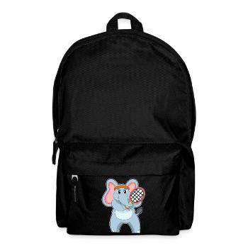 Elephant Tennis Racket - Backpack - black - Front