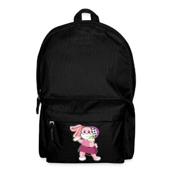 Raquettes de tennis lapins - Sac à dos - noir - Devant