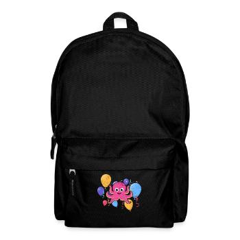 Heart Octopus Saint-Valentin pour un plongeur marin - Sac à dos - noir - Devant