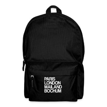 Bochum Paris London Milan Home Dear Bochumer - Backpack - black - Front