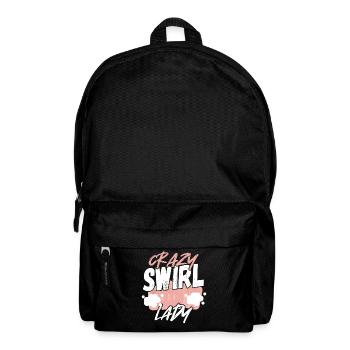 Crazy Swirl Lady Soap Making Soap Cooking - Backpack - black - Front
