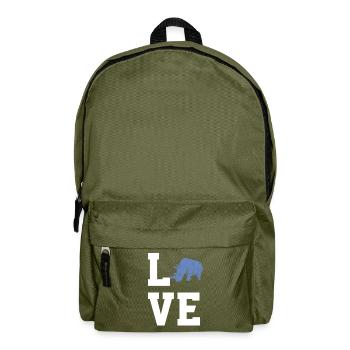 Dear Rhinos - Backpack - olive green - Front