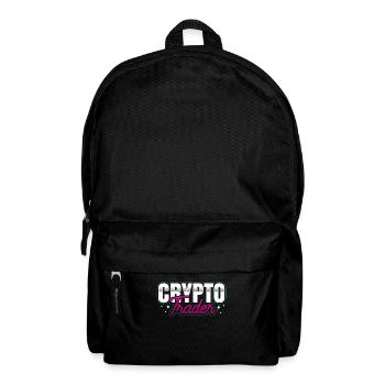 Krypto Händler Trading Crypto Trader Traden - Rucksack - Schwarz - Vorne