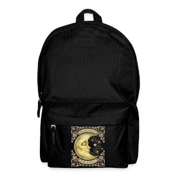Moon-Child, Crescent, Boho Vintage, Victorian - Backpack - black - Front