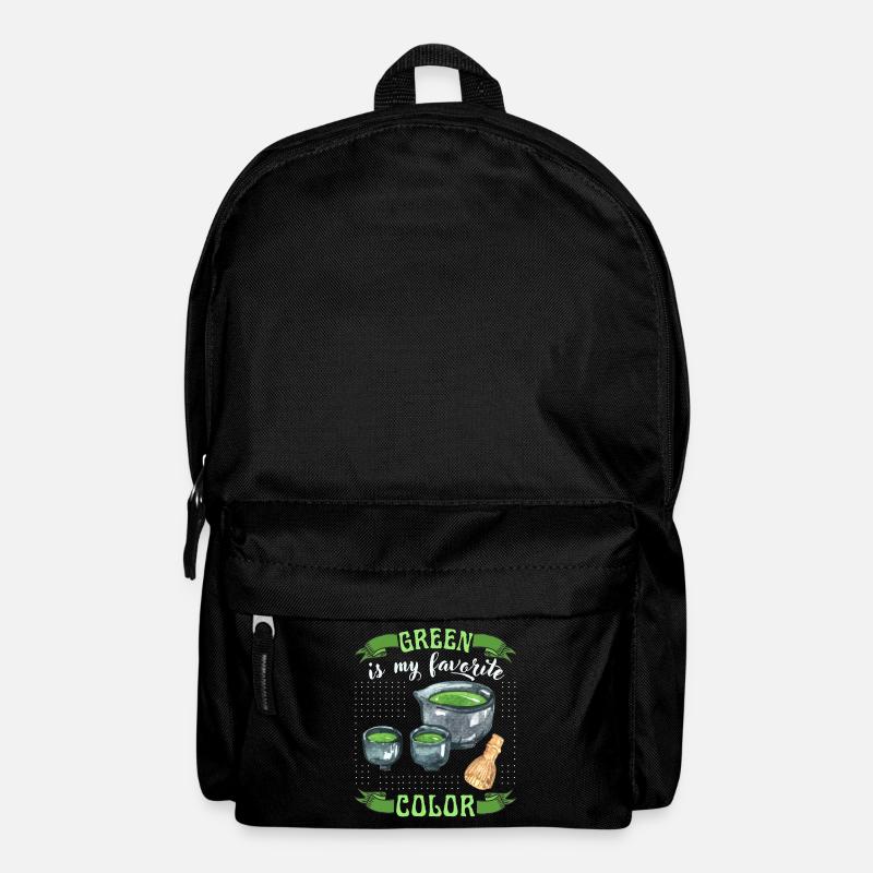 Matcha Tea, Green Tea, Funny Saying - Backpack - black