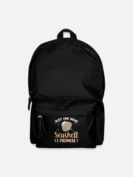 Nur Noch Eine Muschel Ich Verspreche Es Muscheln - Rucksack - Schwarz