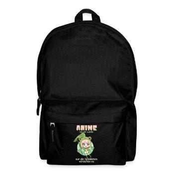 Anime ist wie Latein Anime Manga Girl - Rucksack - Schwarz - Vorne