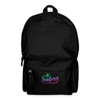 Voilier Voilier Sports Nautiques Loisirs - Sac à dos - noir - Devant
