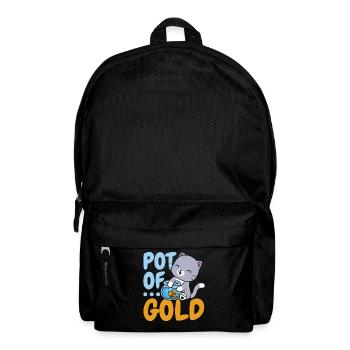 Goldpot Fish Aquarist Fish Farming Goldfish - Backpack - black - Front