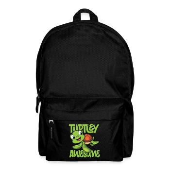 Turtley awesome - Rucksack - Schwarz - Vorne