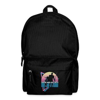 David and Goliath Christianity Retro - Backpack - black - Front